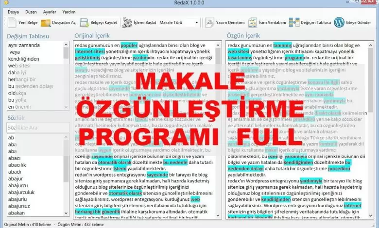 Makale Programı Full